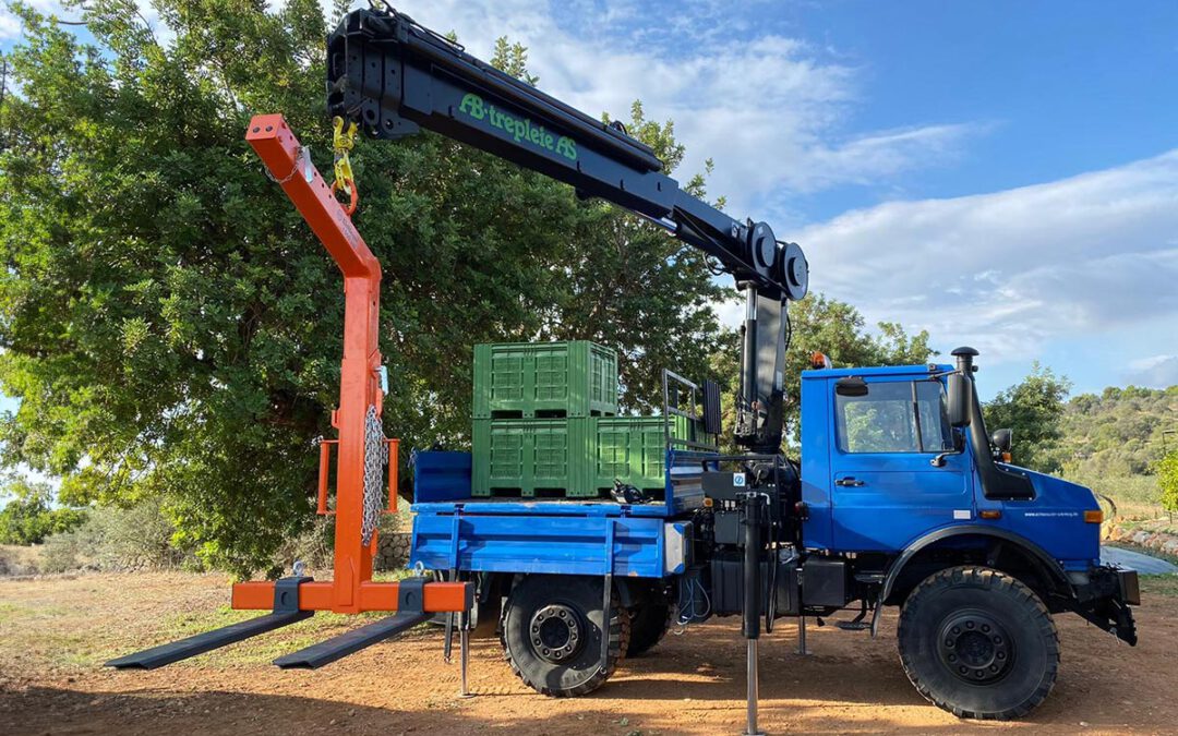 Unimog 1650 mit Hiab Kran 102/3